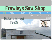 Tablet Screenshot of frawleyssawshop.com